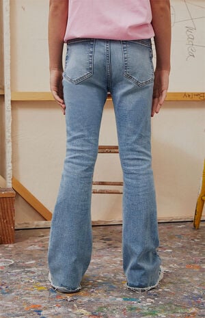 Light Blue Vintage Flare Jeans image number 4
