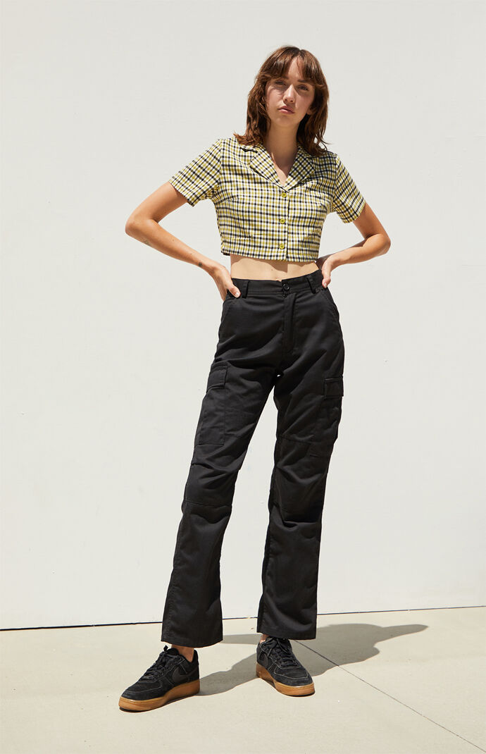 piper worker pants black