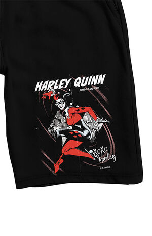 Harley Quinn XOXO Sweat Shorts image number 2
