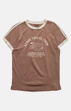 2000s Fossil Audio Visual Crew Graphic T-Shirt image number 1