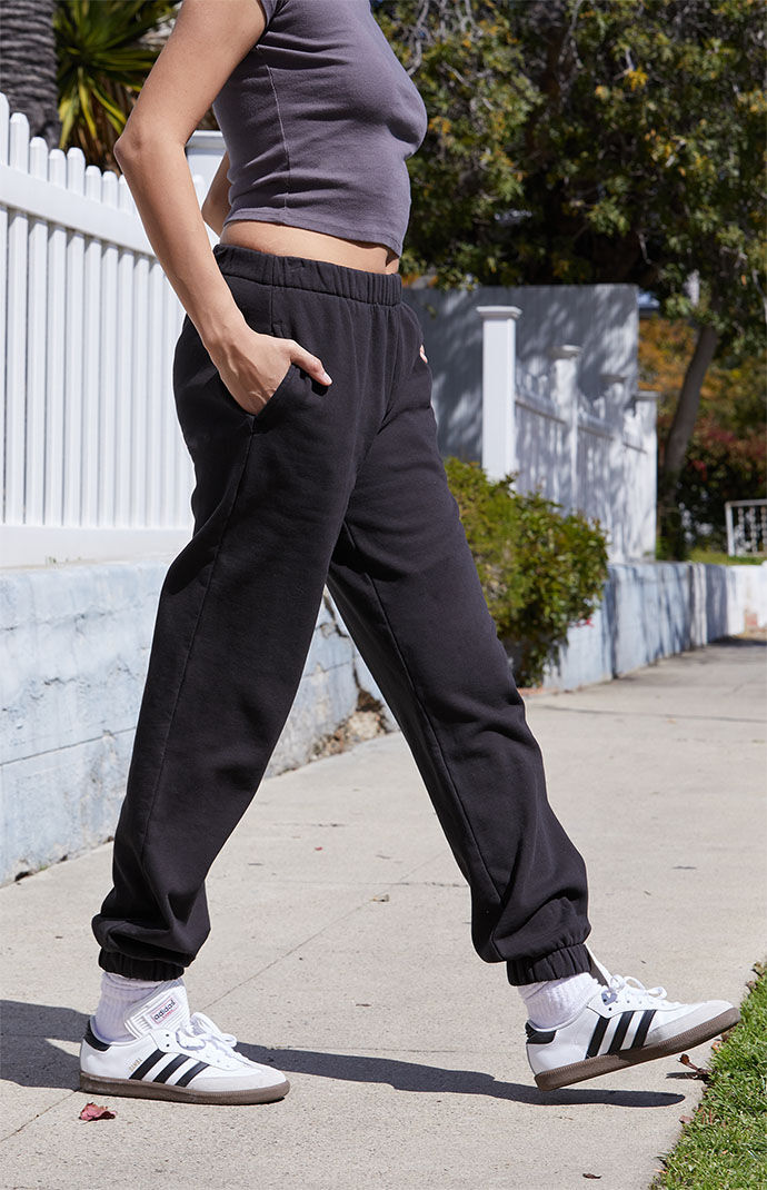 John Galt Black Rosa Sweatpants PacSun