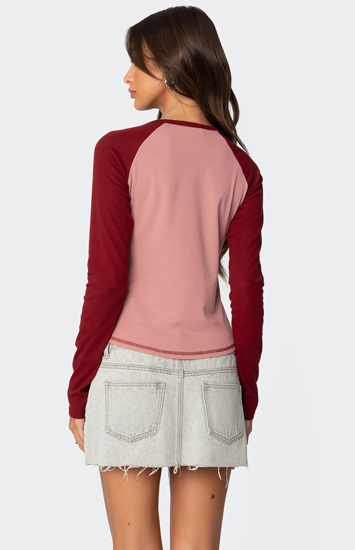 Edikted 09 Raglan Long Sleeve T-Shirt | PacSun