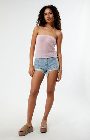 Sawyer Sequin Sweater Tube Top image number 3