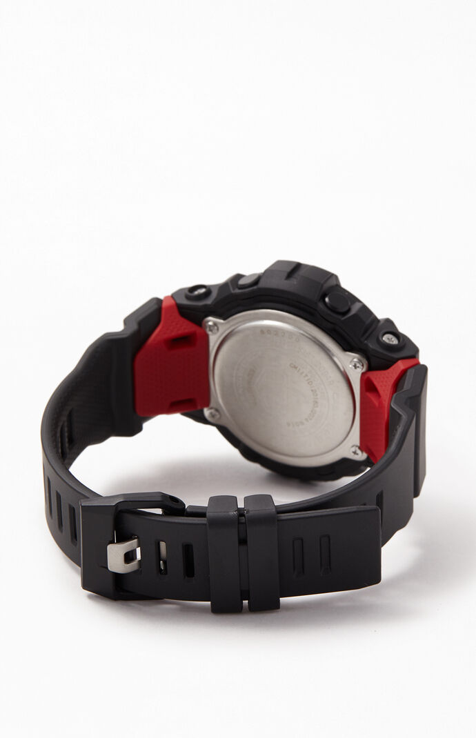 Black & Red Digital Resin Watch