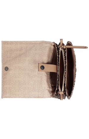 Bling Logo Leopard Messenger Bag image number 7
