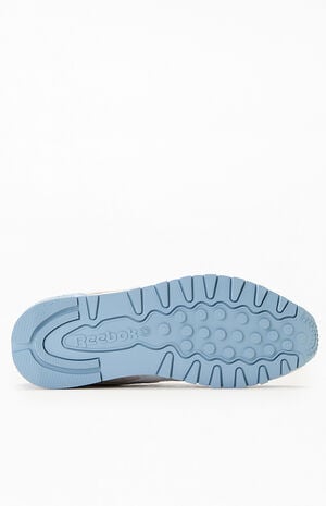 Women's Blue Classic Suede Sneakers image number 4