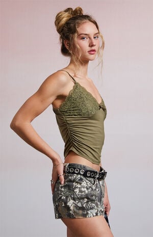 Eve Lace Trim Tank Top image number 3