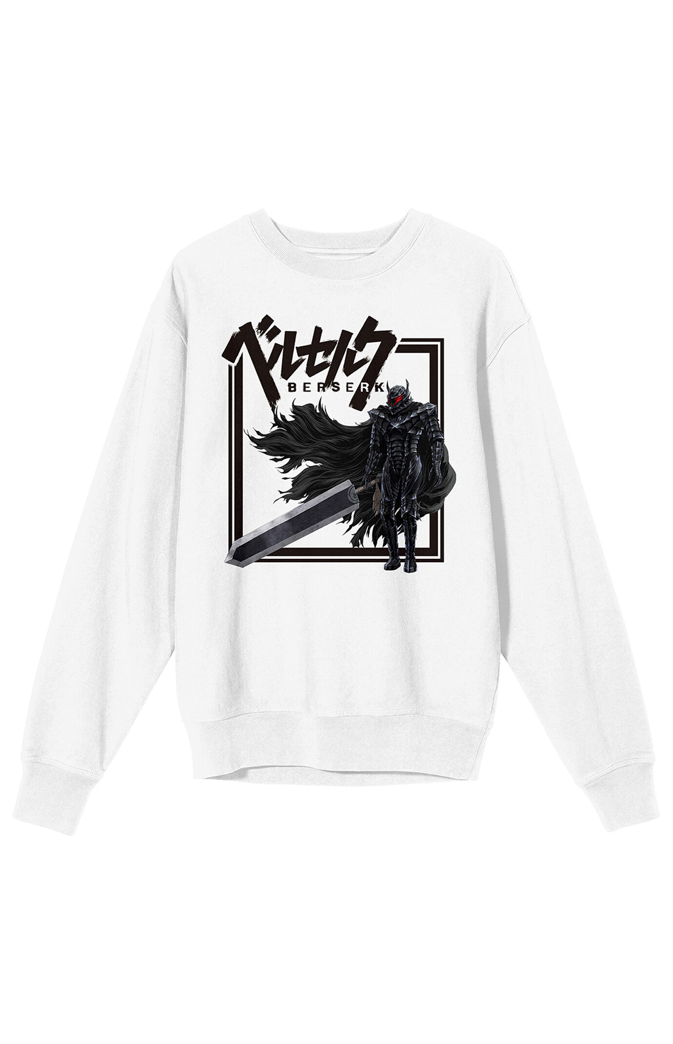 Berserk Warrior Silhouette Crew Neck Sweatshirt