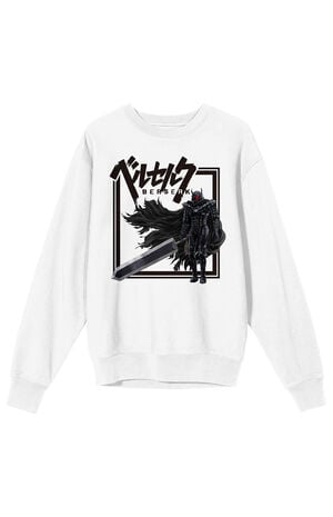 Berserk Warrior Silhouette Crew Neck Sweatshirt image number 1