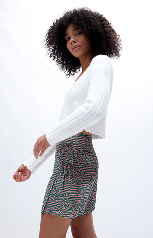 Eco Printed Tie Wrap Skirt image number 3