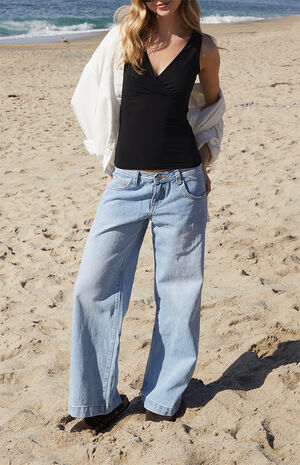 Black Mesh Halle Tank Top image number 4