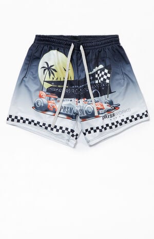 Prism Racing Checkered Mesh Shorts