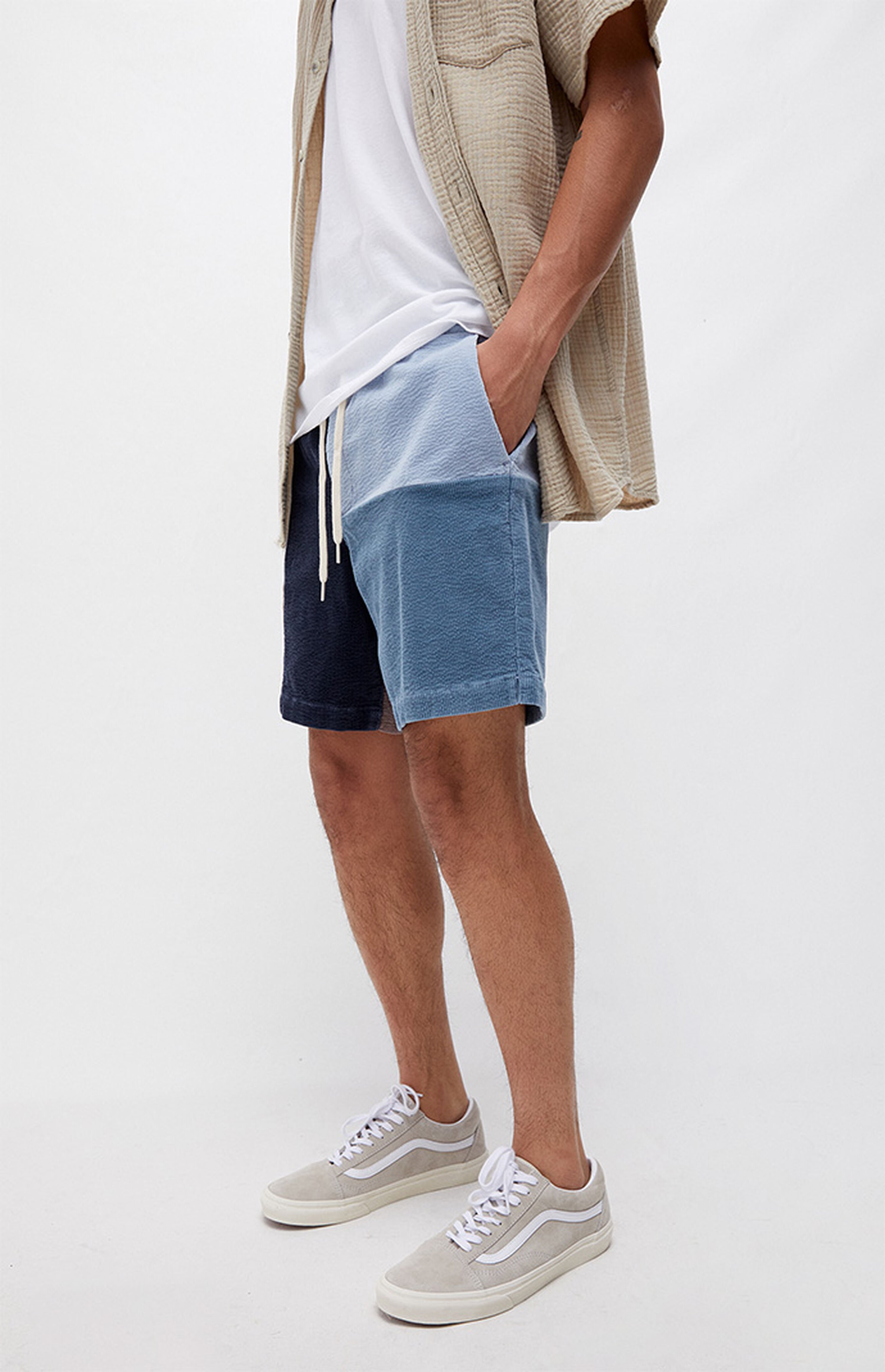 PacSun Patchwork Corduroy Volley Shorts PacSun