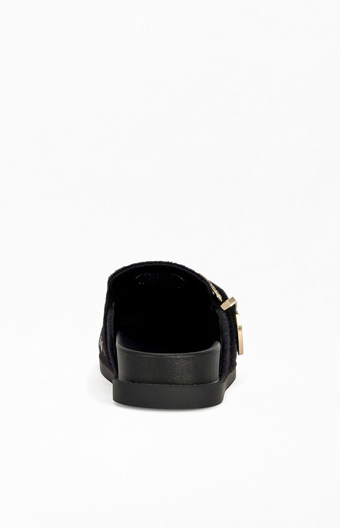 AZALEA WANG Women's Walsh Black Mule Flats