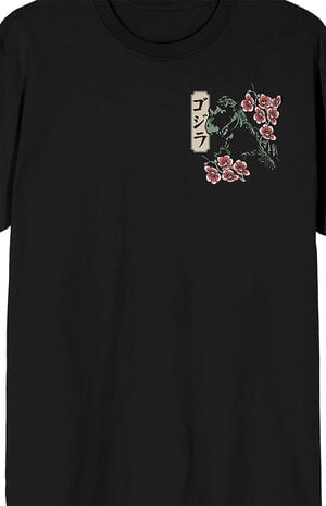 Godzilla Cherry Blossoms T-Shirt image number 2
