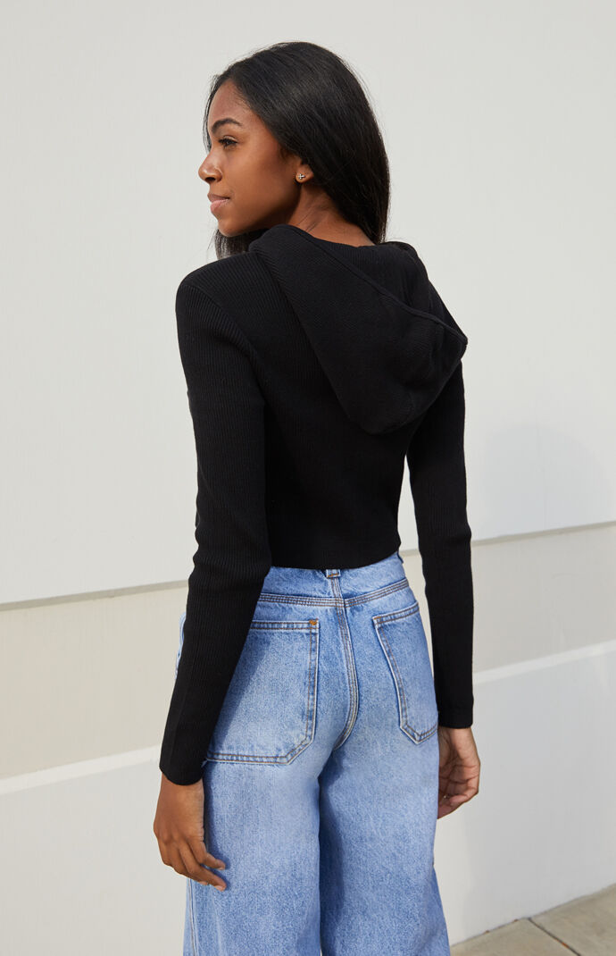John Galt Black Arden Hoodie PacSun