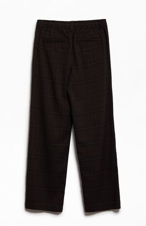 Plaid Straight Leg Trousers image number 3