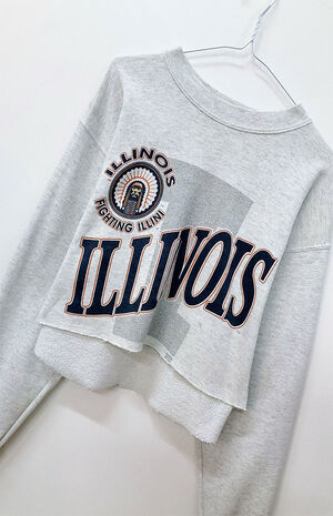 Fighting Illini Crop Sweatshirt image number 2