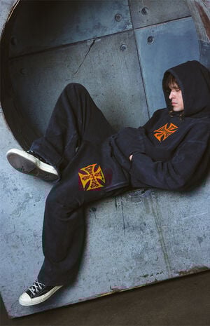 Orange Logo Sweatpants image number 5