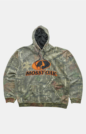 2000s Mossy Oak Camo Pullover Hoodie image number 1