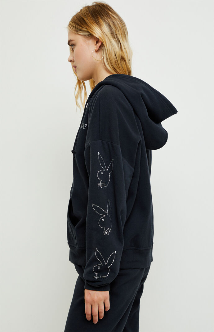 Playboy Hoodie Playboy x Missguided White Slogan Hoodie Dress