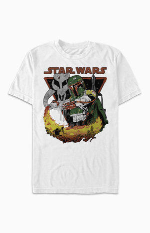 Star Wars Boba Fett Flame T-Shirt Star Wars Boba Fett Flame T-Shirt image number null