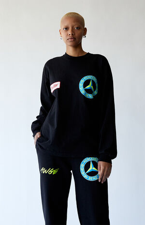 x Mercedes Benz Black Long Sleeve T-Shirt image number 1