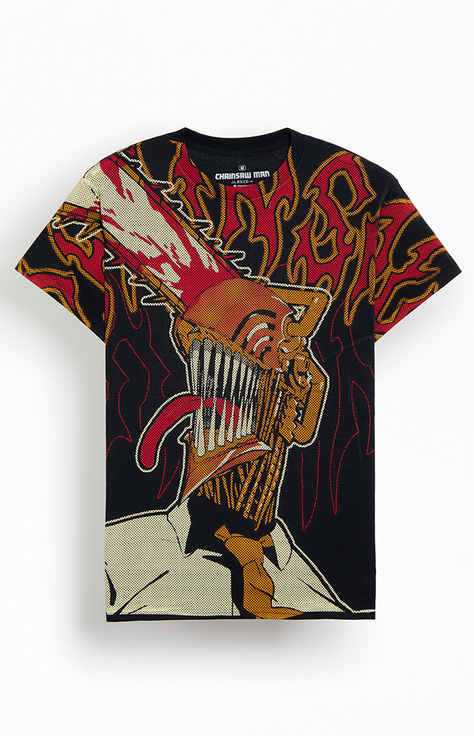 PacSun Chainsaw Man AOP T-Shirt