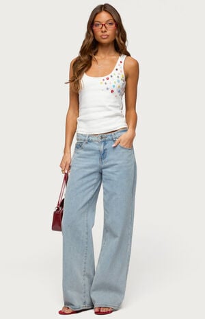 Natash Button Tank Top image number 5