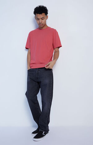Red Regular Solid T-Shirt image number 4