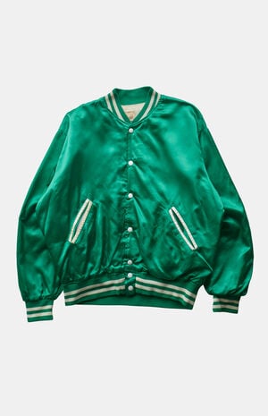 '80s Green Varsity Jacket image number 1