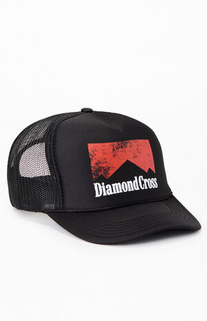 Black Cowboy Trucker Hat image number 1