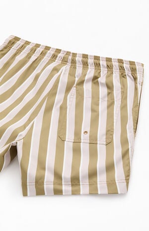 Balcony Striped Eco 4.5" Swim Trunks image number 4