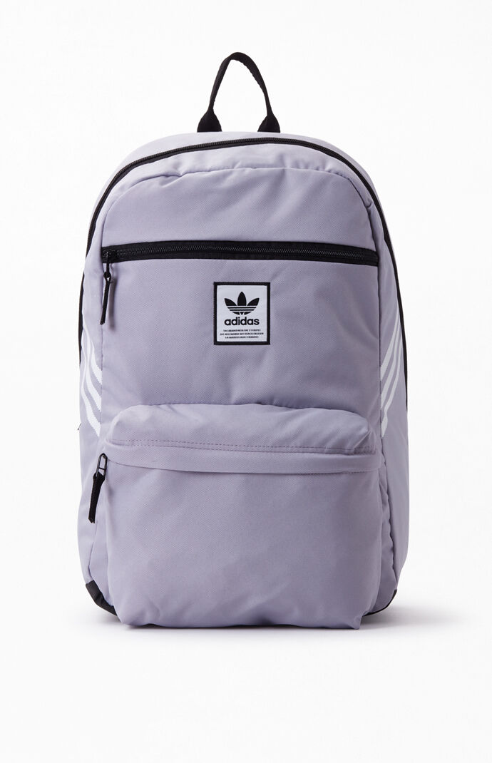light gray backpack