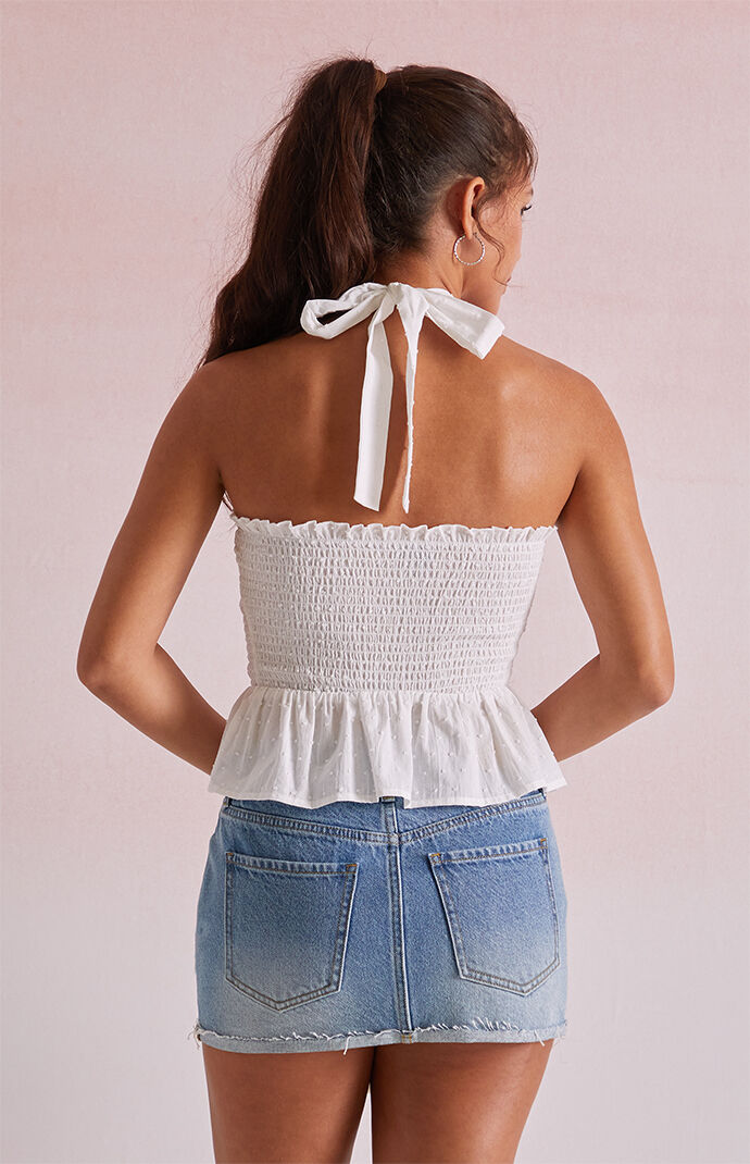 Beverly and Beck Bow Front Halter Top | PacSun