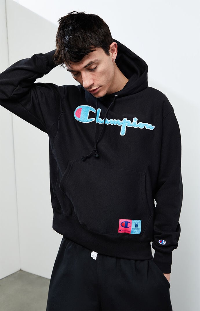 two tone champion hoodie