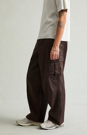 Ryder Ultra Baggy Cargo Pants Stretch Brown image number 3