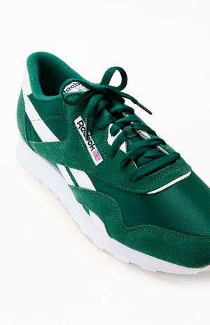 Dark Green Classic Nylon Vintage Suede Shoes image number 6