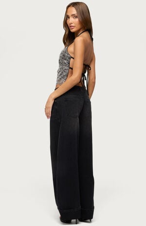 Naira Beaded Scalloped Halter Top image number 4