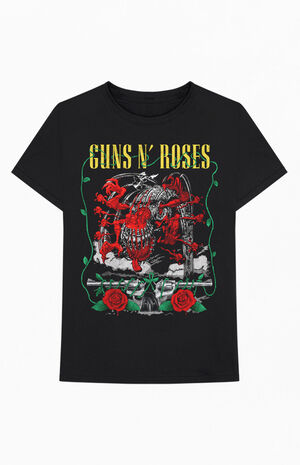 Guns N Roses T Shirt Classic Band Logo Album Cover Official Mens New Black