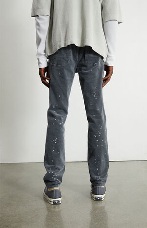 Gray Corduroy Skinny Comfort Stretch Pants image number 4