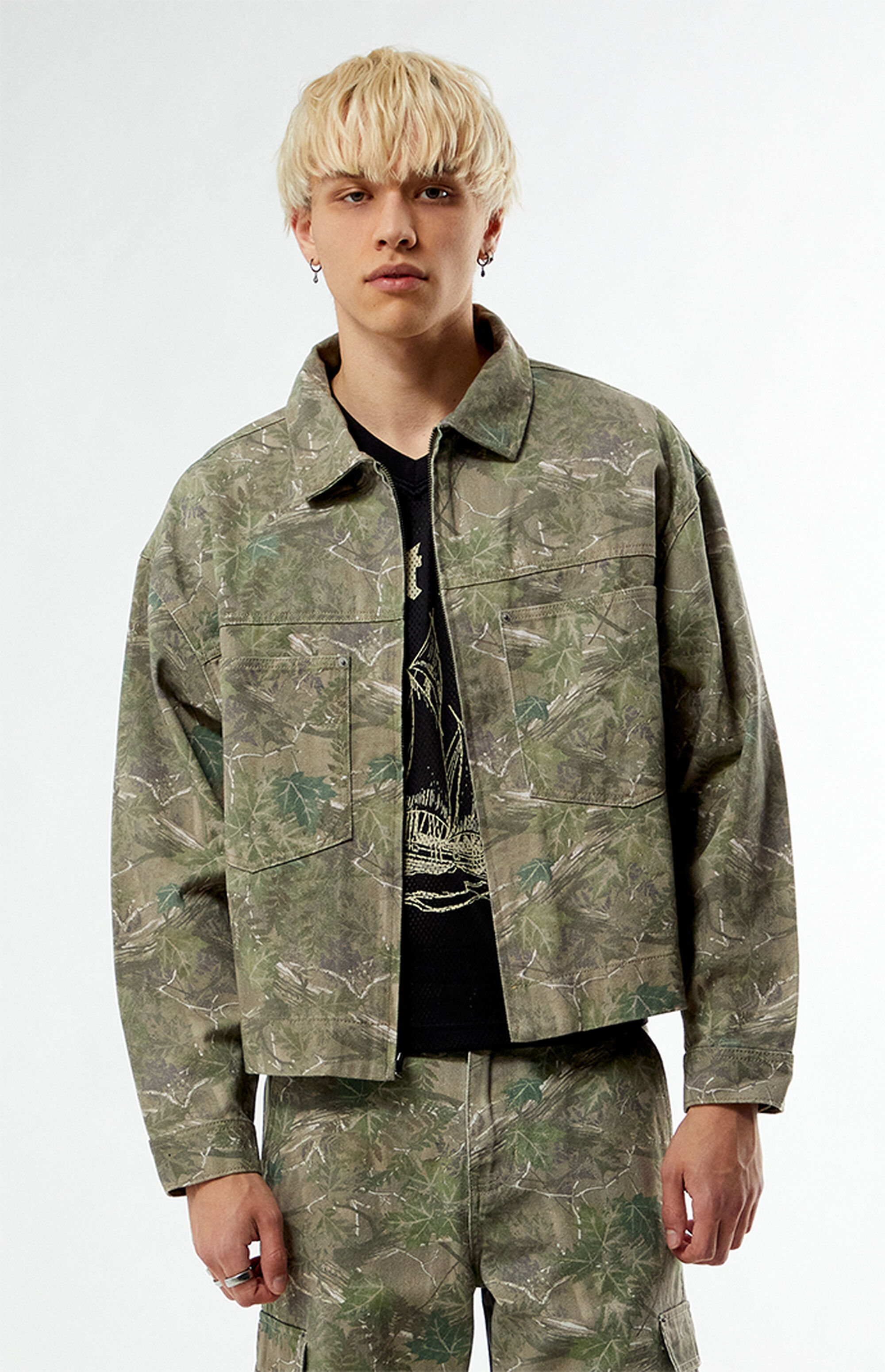 Pacsun Camo Billie Gas Jacket | Pacsun