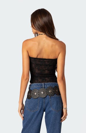 Alina Sheer Lace Bodysuit image number 5