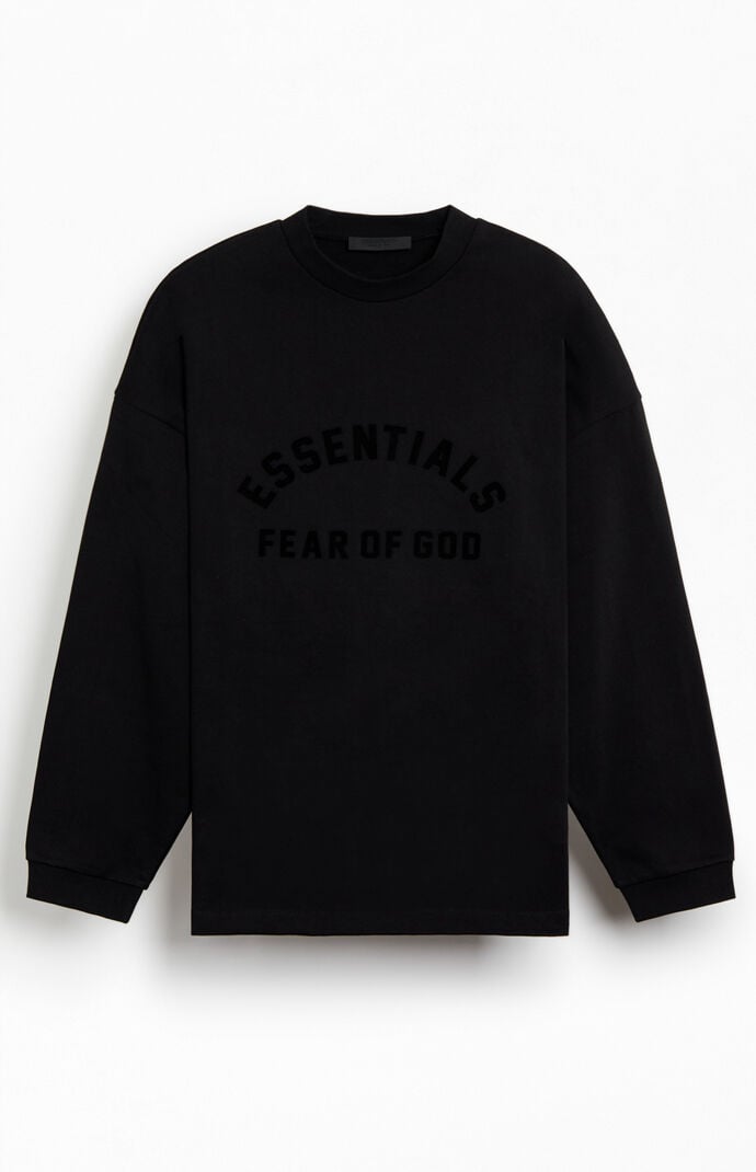 Fear of God Jet Black Long Sleeve T-Shirt