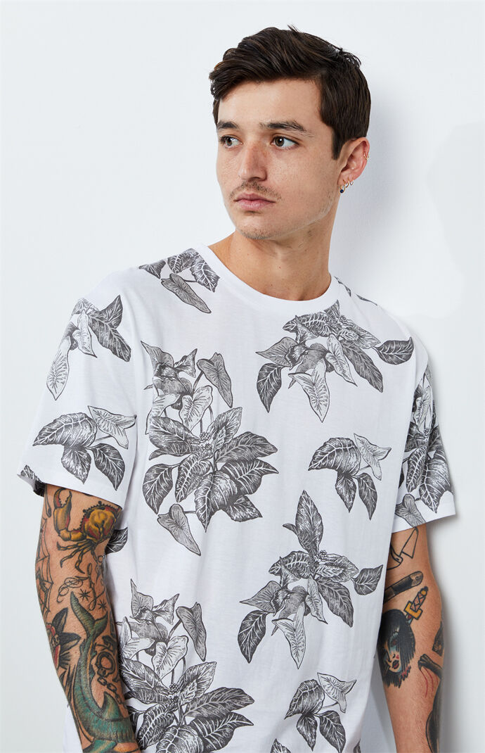 Dipper Foliage Print T-Shirt