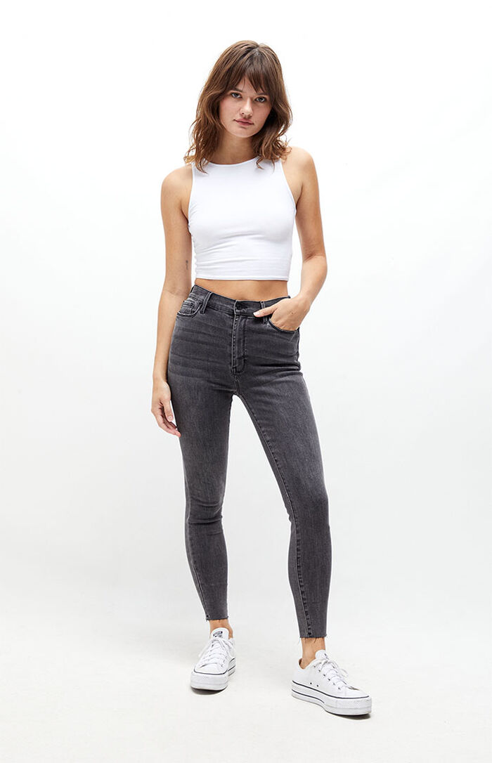 PacSun Black Super High Waisted Jeggings | PacSun