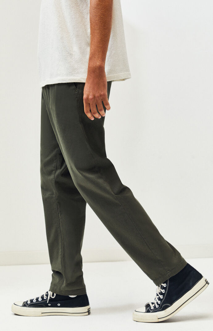 elastic chino pants