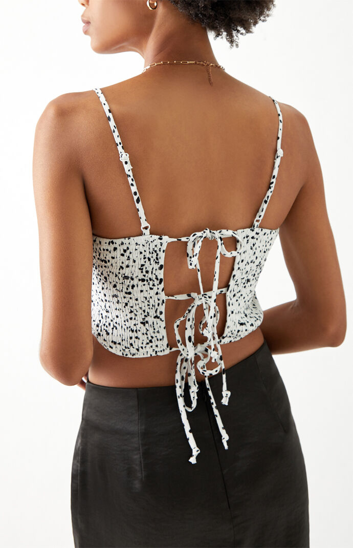 Dainty Smocked Back Tank Top