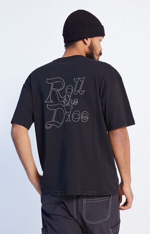 Boxy Fit Stitched T-Shirt image number 1