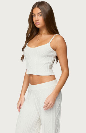 Louise Cable Knit Tank Top image number 2